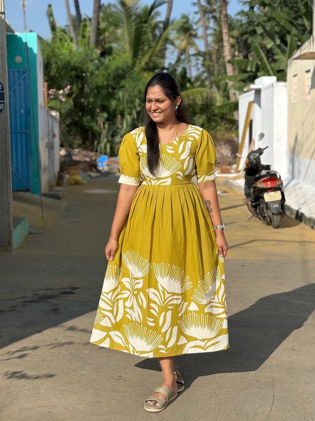 Golden Petal Maxi