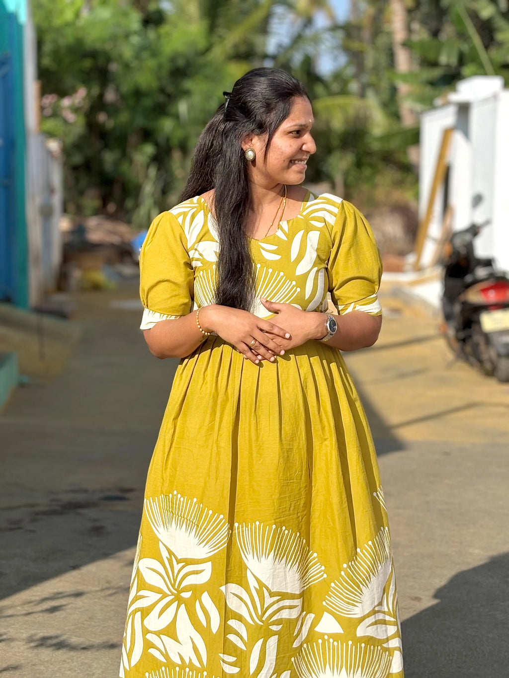 Golden Petal Maxi