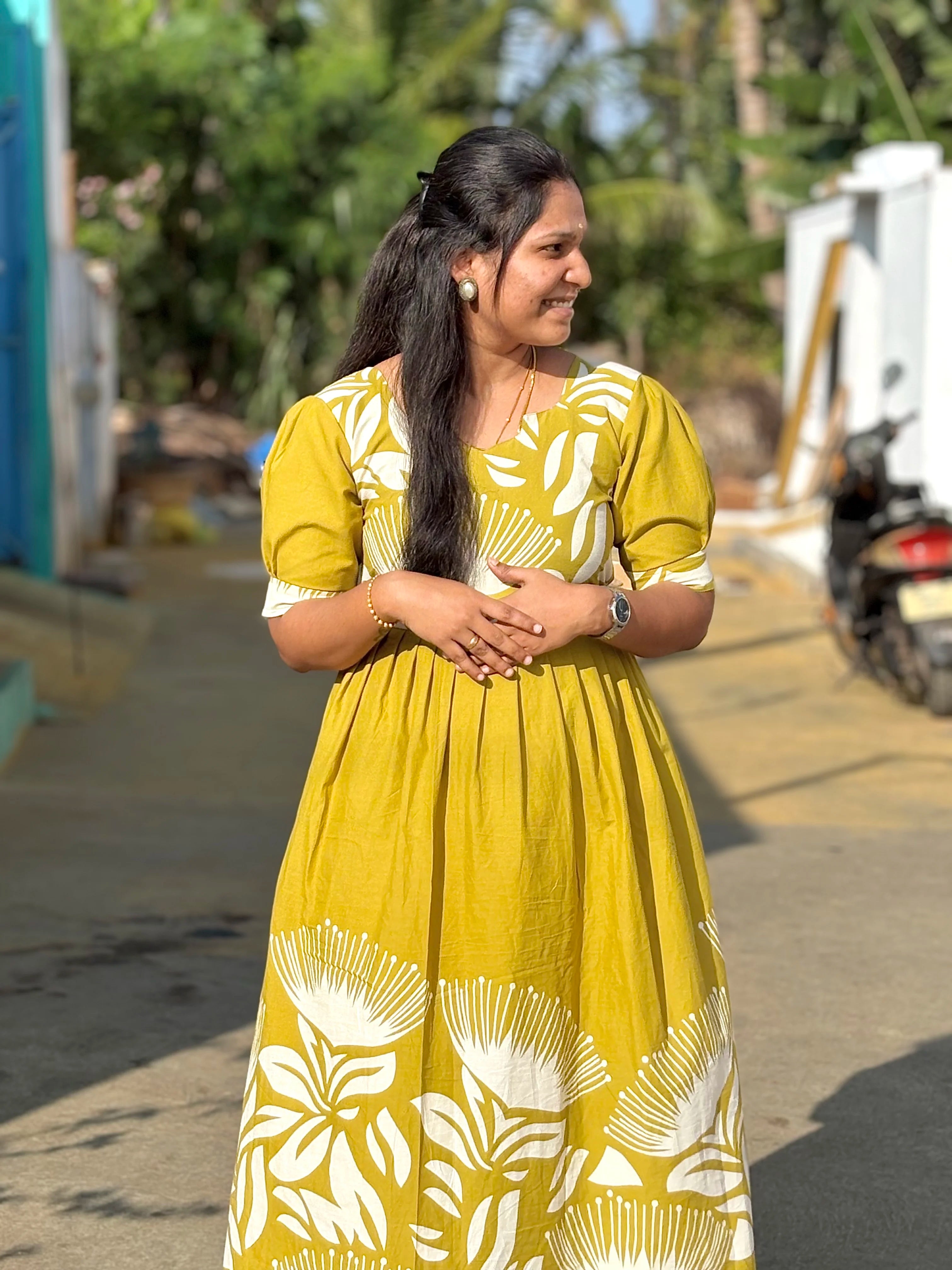 Golden Petal Maxi