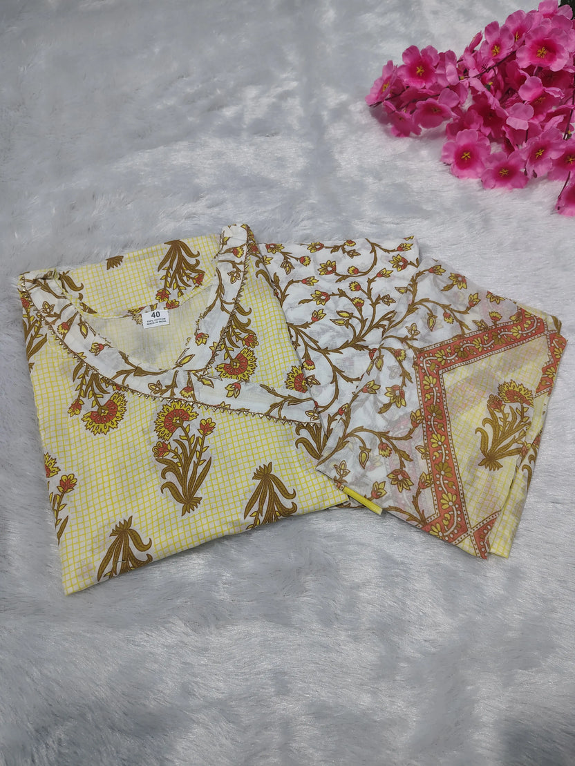 Cotton 3 pieces set