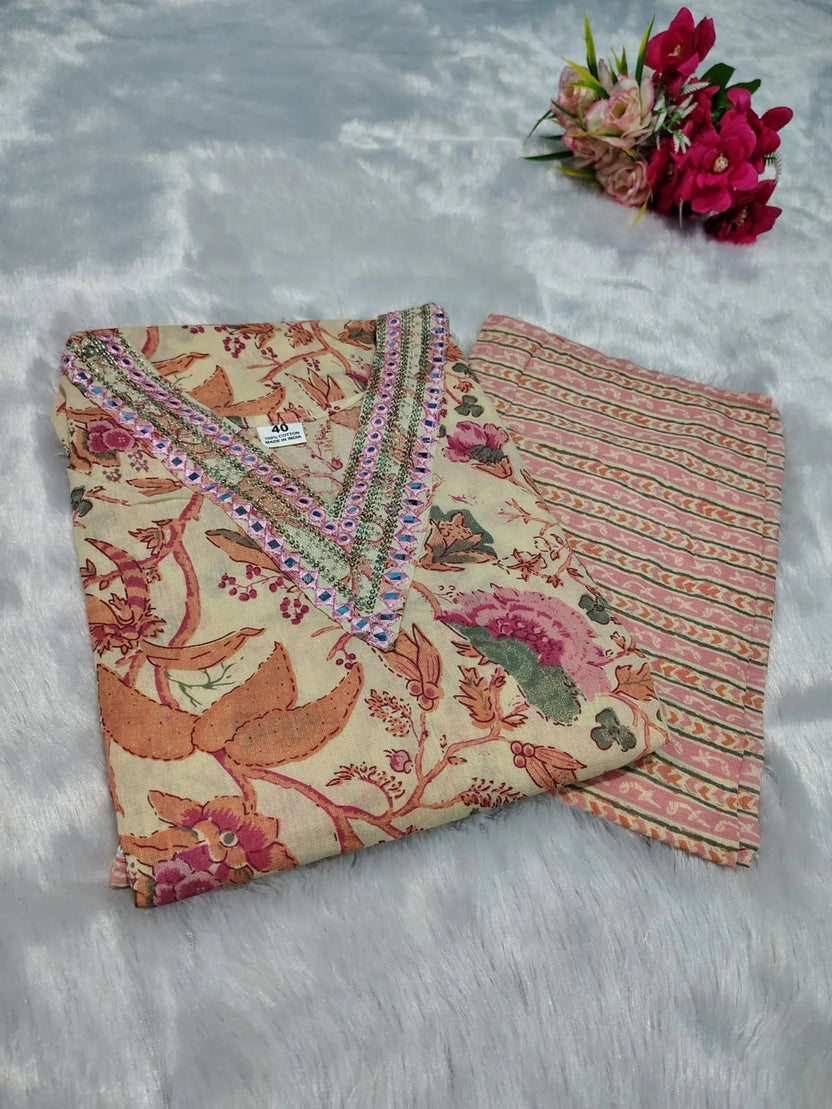 Cotton 2 pieces set