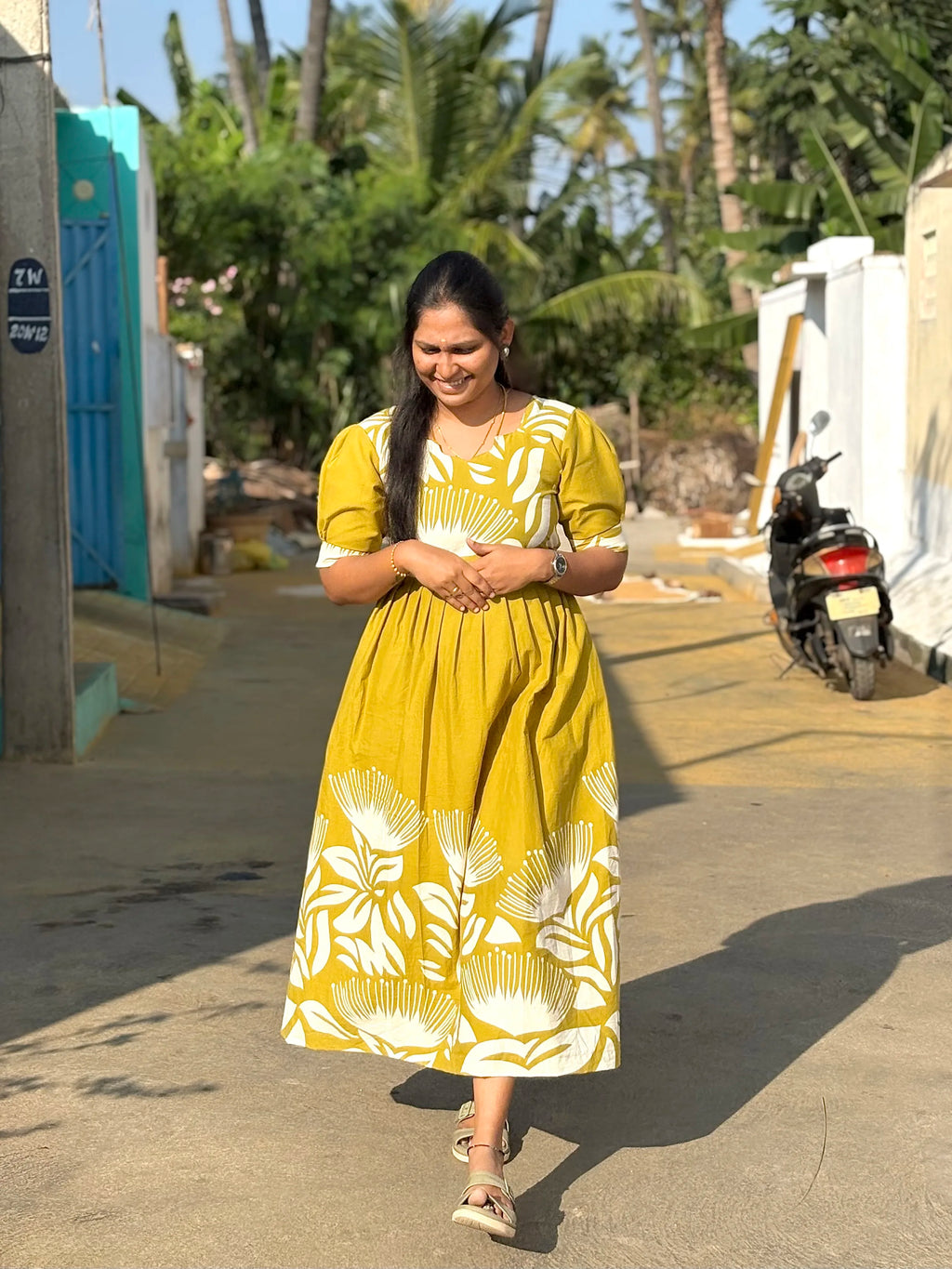 Golden Petal Maxi